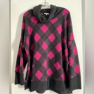 White Birch tunic style sweater, XL